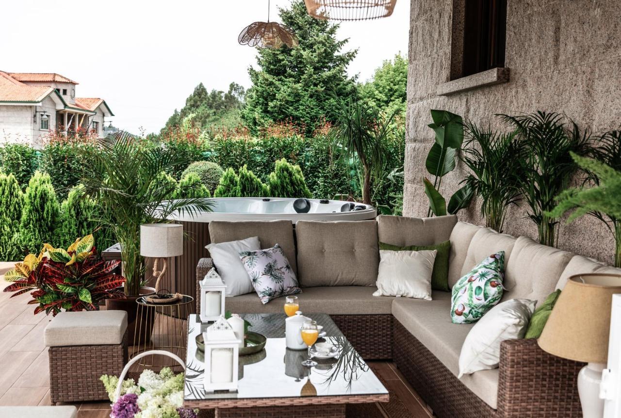 فيلا Casa Victoria Garden Con Jacuzzi Y Piscina كالداس دي ريس المظهر الخارجي الصورة